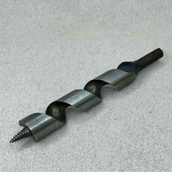 GreenLee 1” Auger Drill Bit-Woodworking-Building-Construction-5” bit-1.75” Shank - Picture 1 of 8